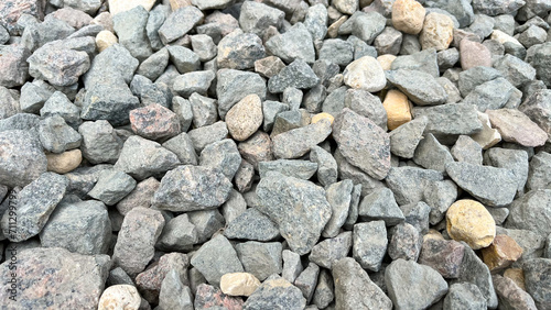 Cuadro en lienzo Gravel texture, Gravel texture or gravel background for design
