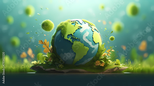 World environment day concept ecology protection environment  environmental protection background