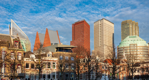 view of The Hague and its courthouse, Holland, Netherlands photo