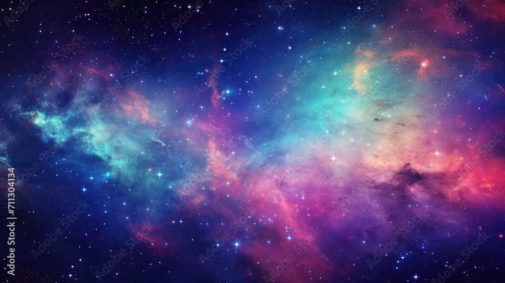 Breathtaking space and stars palette Breathtaking space and stars palette