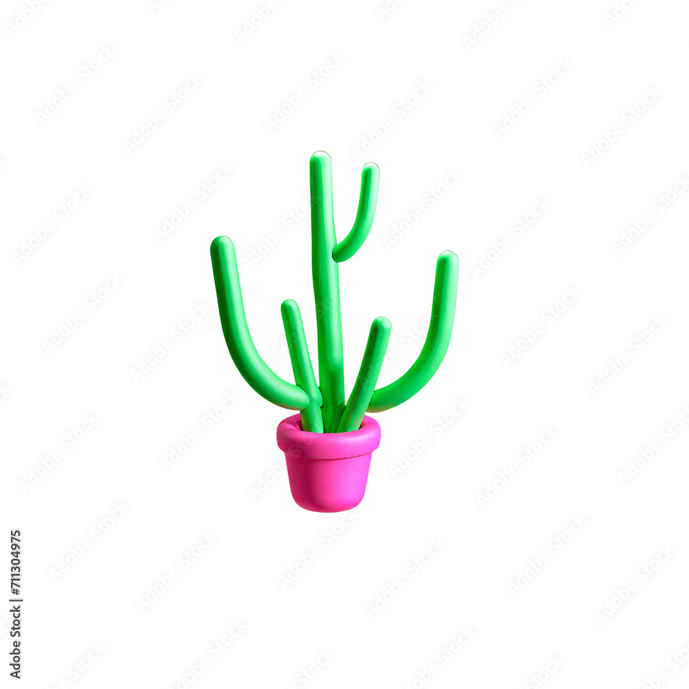 cactus in flowerpot cactus in flowerpot