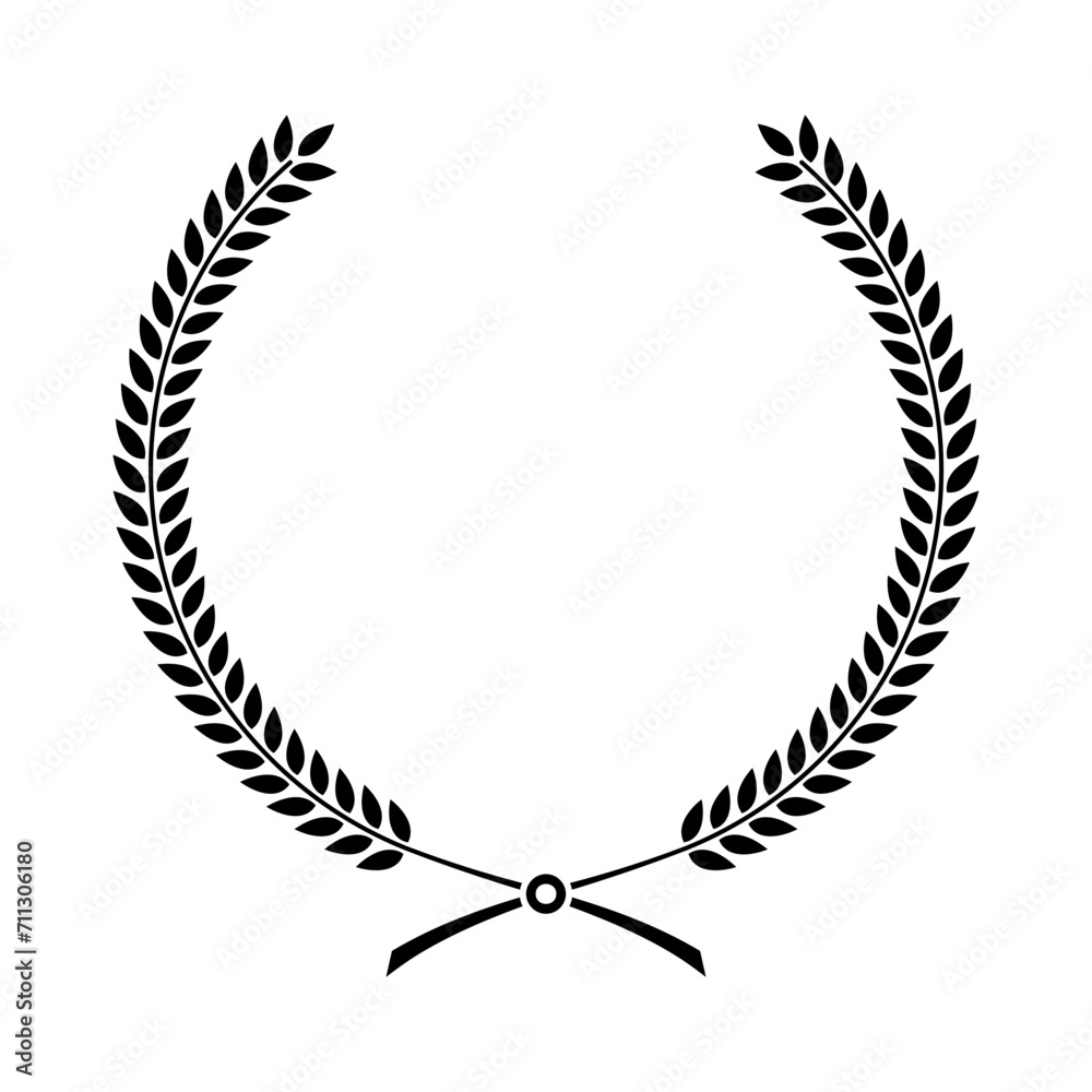 laurel wreath vector design laurel wreath vector design