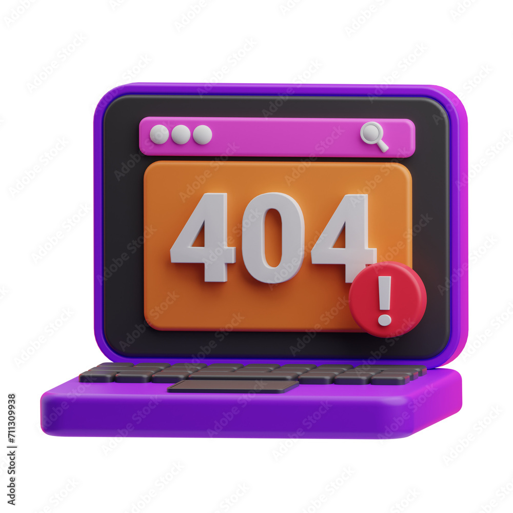 coding Error illustration 3d coding Error illustration 3d