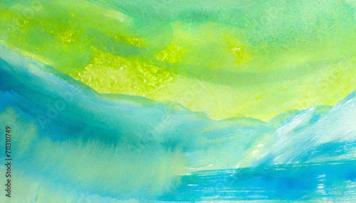 Abstract watercolor painting background. Copy space area