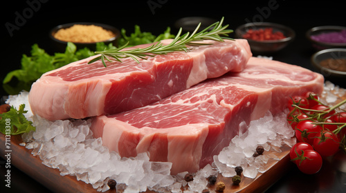 Pork is a cooking that everyone likes to eat, but fresh pork is They are rarely eaten. Mostly it is made into fresh pork steak that makes you feel hungry to cook in the kitchen. The organic photo