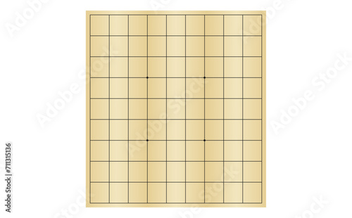 上から見た将棋盤　木目