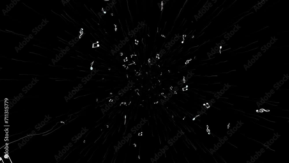 Falling Musical Notes Animation Background, Loop
Falling Musical Notes Animation Background, Loop