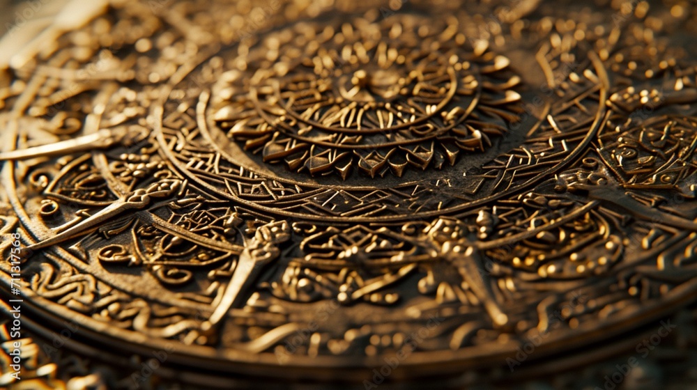 Engraved Wood Artistry - AI Generative Engraved Wood Artistry - AI Generative