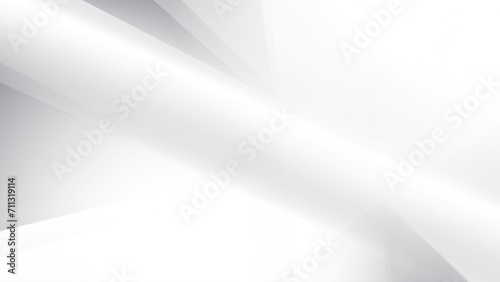 Abstract white and gray color, modern design stripes background with geometric shape. Vector illustration.