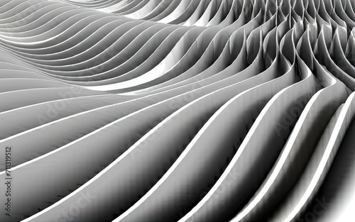 Light white gray wave texture in Generative AI.