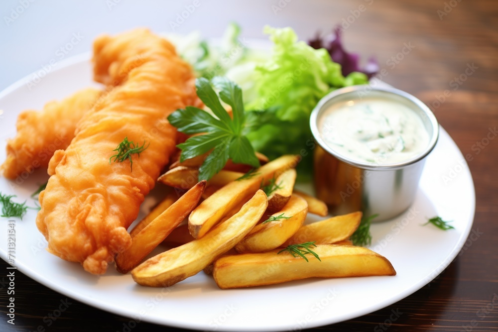 english fish and chips with tartar sauce english fish and chips with tartar sauce