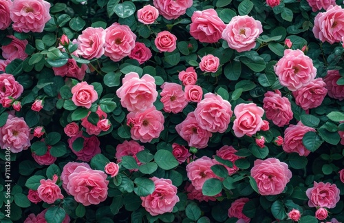 pink rose garden background