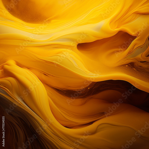 yellow, liquid, fluid, paint, waves, motion, background, wallpaper, soft, golden, orange, light, wave, gold, curve, backgrounds, material