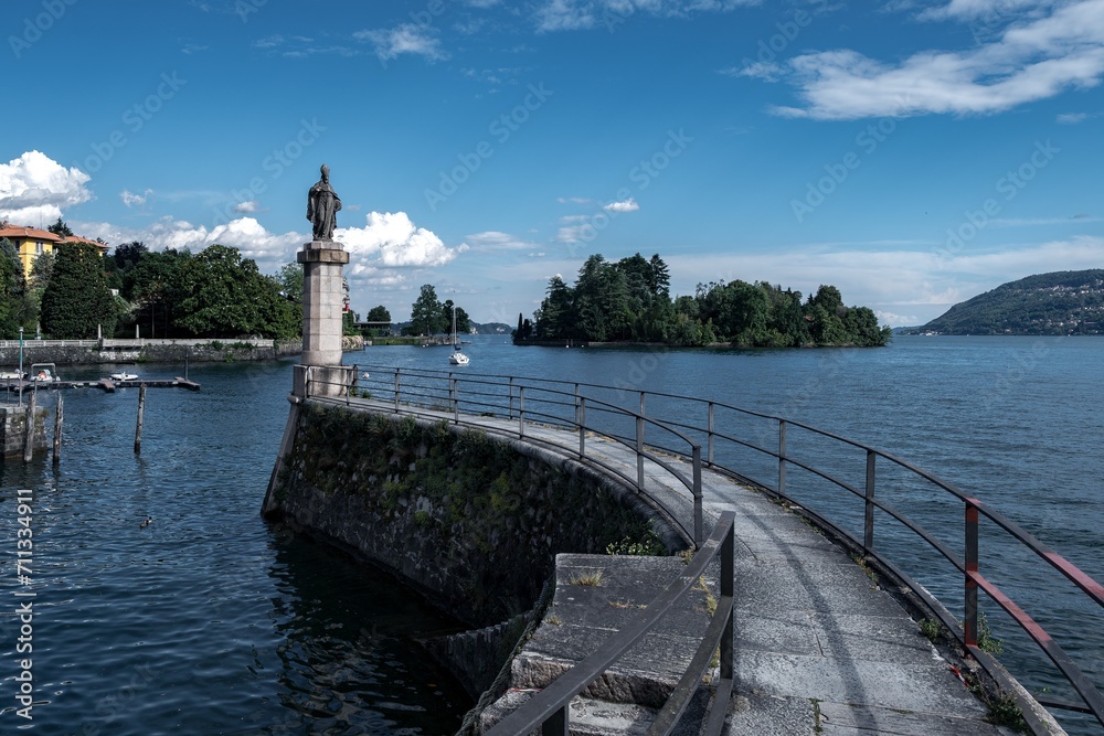 View of the lakefront of Pallanza city in the Piemonte region, north Italy View of the lakefront of Pallanza city in the Piemonte region, north Italy