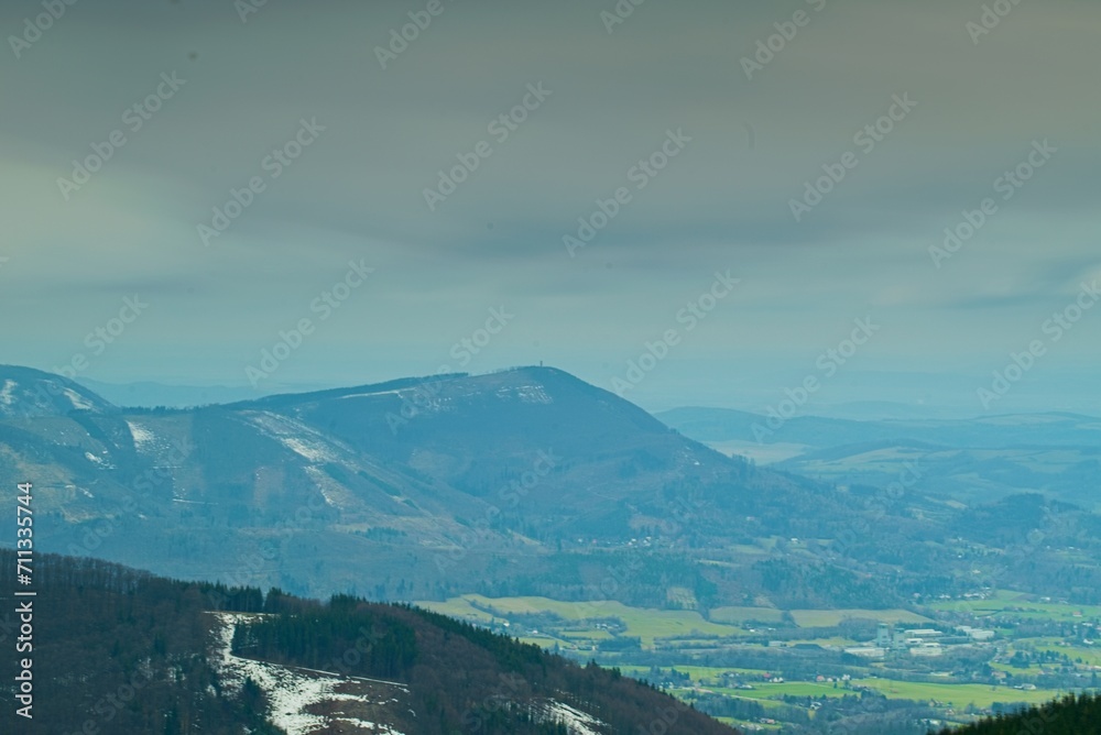 Few shots of mountains in winter, Beskydy