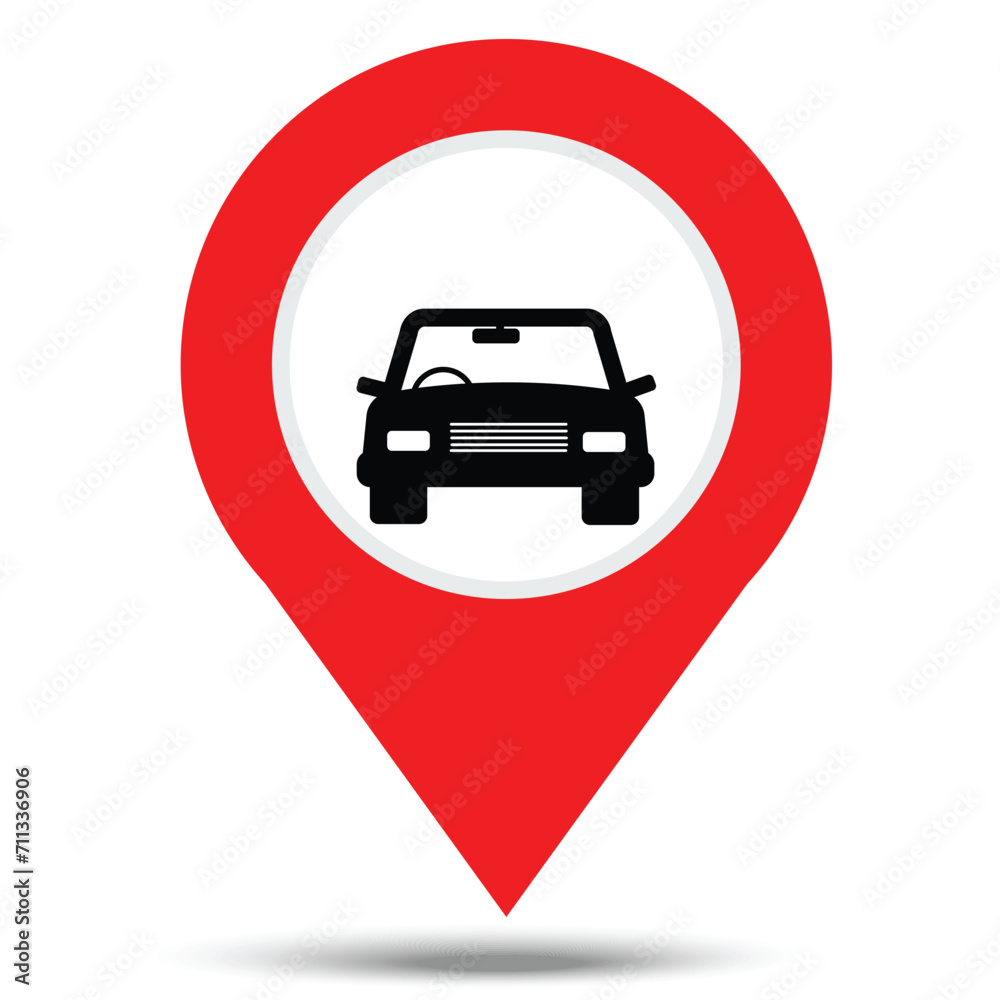 Trip and travel navigation icon