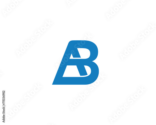 BA AB LOGO DESIGN VECTOR TEMPLATE