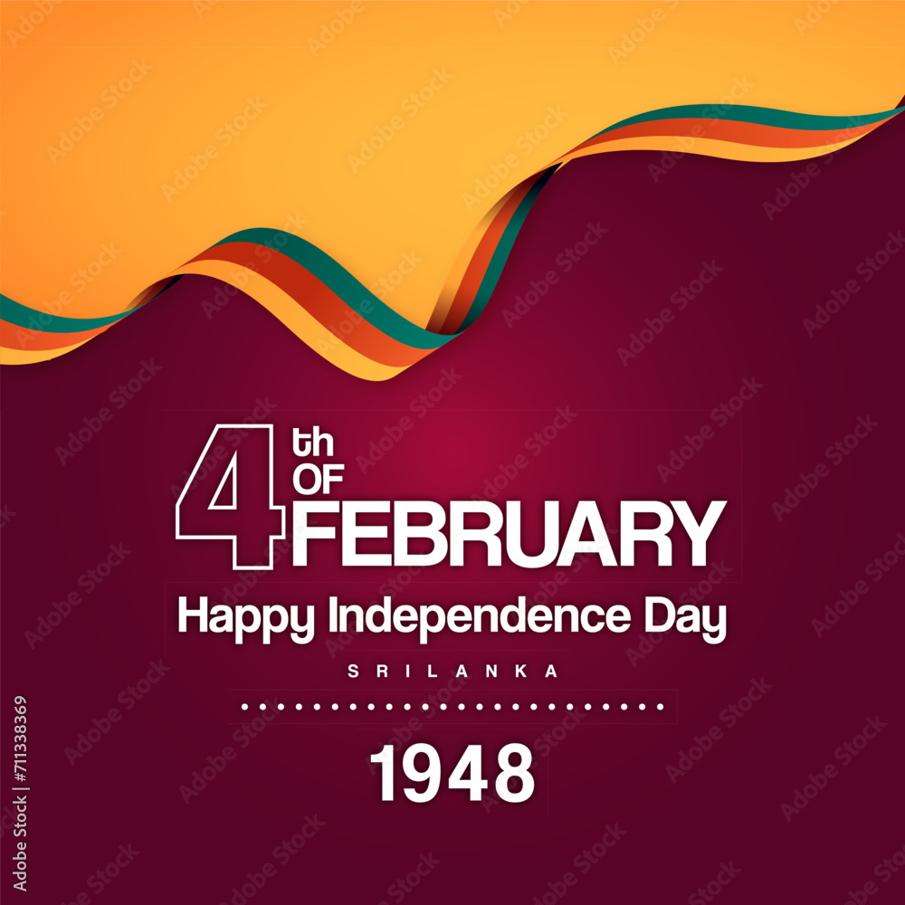 Sri Lankan Independence day design Sri Lankan Independence day design