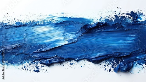 Watercolor images in blue tones painted on a white background for use in various designs.