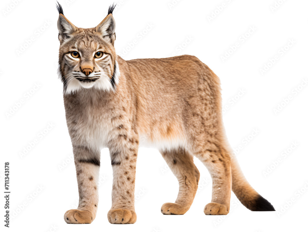 lynx on white lynx on white