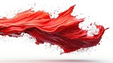 Watercolor images in red tones painted on a white background for use in various designs.	
