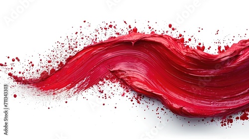 Watercolor images in red tones painted on a white background for use in various designs. 