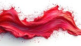 Watercolor images in red tones painted on a white background for use in various designs.	
