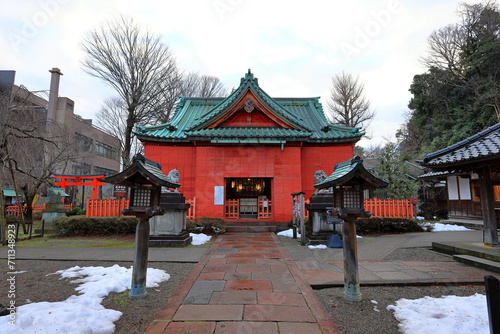 Ozaki Shrine situated at Marunouchi  Kanazawa  Ishikawa  Japan