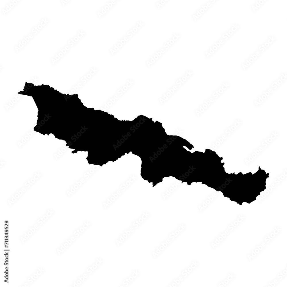 Madhesh province map, administrative division of Nepal. Vector illustration.