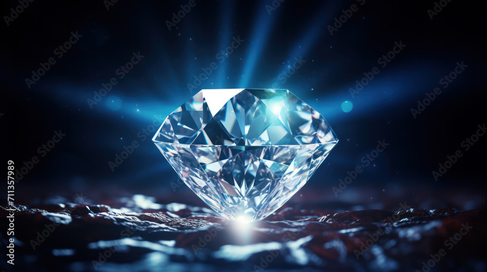 Rich Dimond Reflection With Black Background Rich Dimond Reflection With Black Background