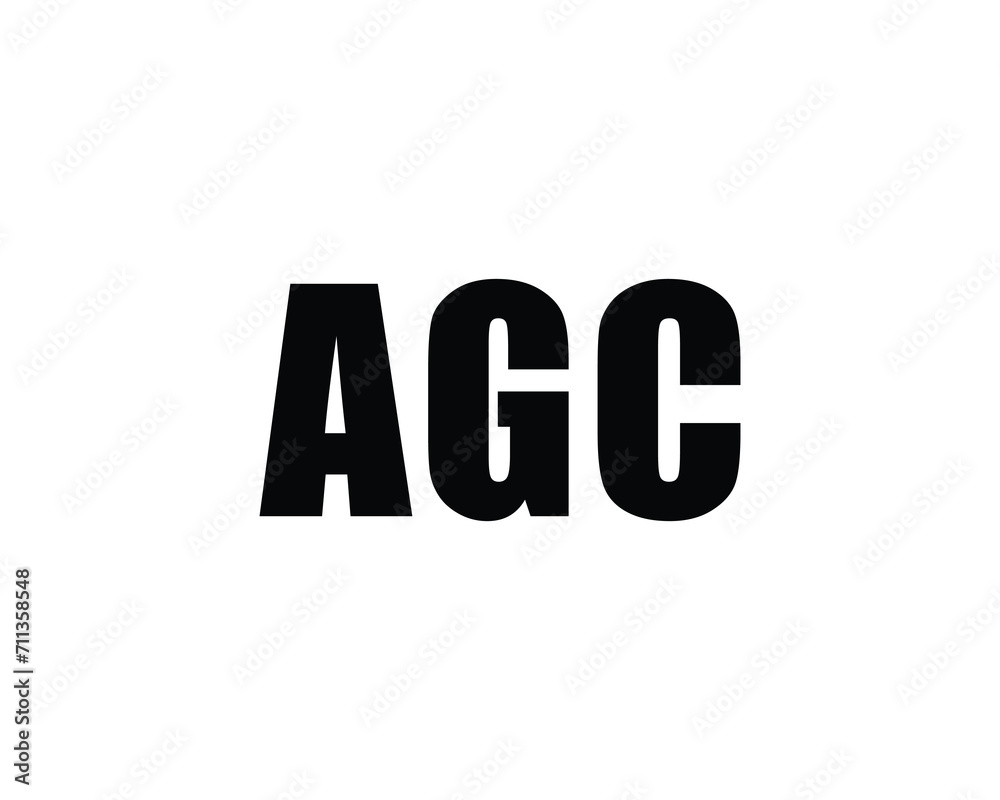 AGC LOGO DESIGN VECTOR TEMPLATE AGC LOGO DESIGN VECTOR TEMPLATE
