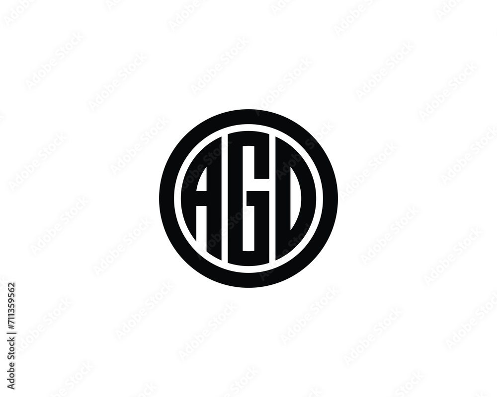 AGD LOGO DESIGN VECTOR TEMPLATE AGD LOGO DESIGN VECTOR TEMPLATE