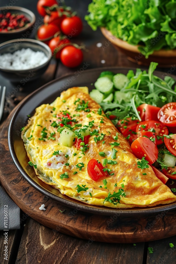 vegetarian omelet scrambled eggs with cheese and vegetables vegetarian omelet scrambled eggs with cheese and vegetables