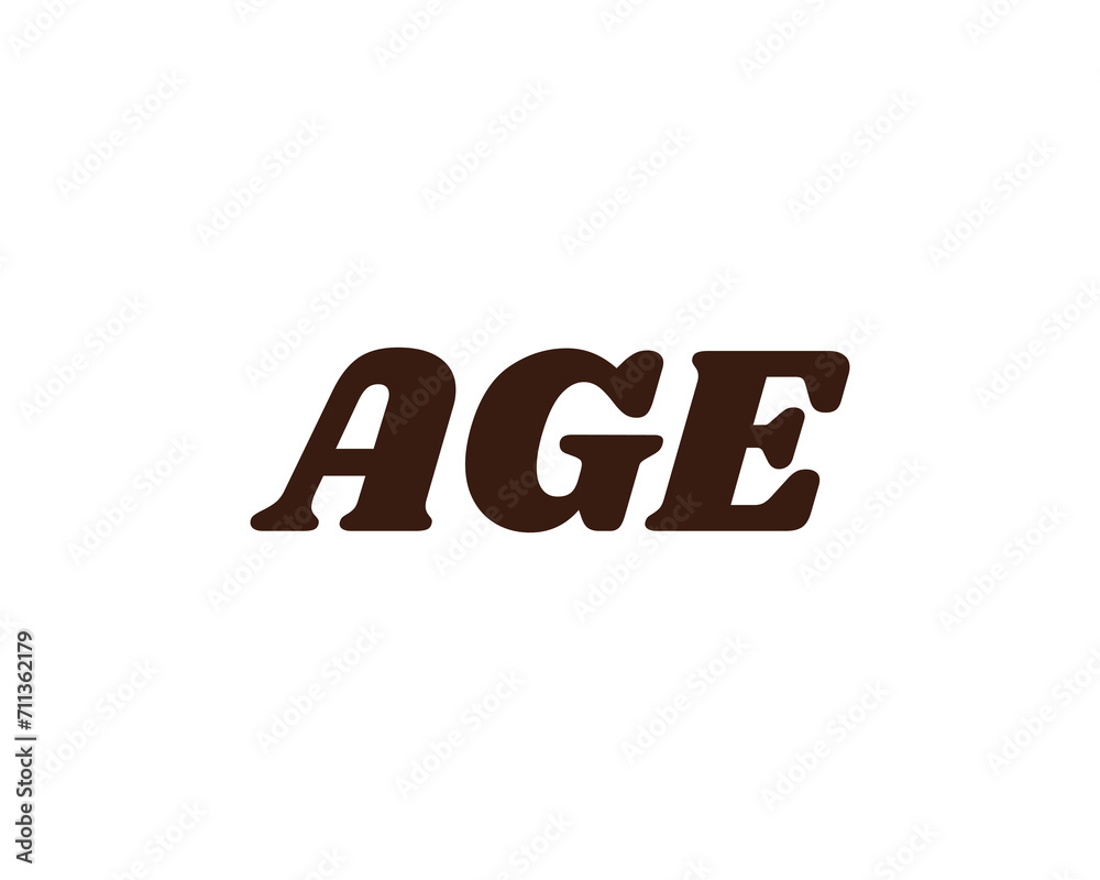 AGE LOGO DESIGN VECTOR TEMPLATE AGE LOGO DESIGN VECTOR TEMPLATE