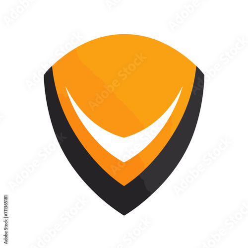 Cyber attack insurance company filled colorful logo. Cover financial losses due to cyberattacks. Design element. Created with artificial intelligence. Ai art for corporate branding, insurance service