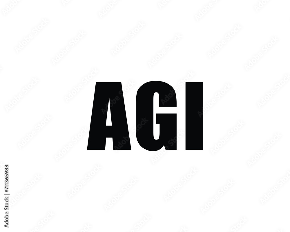 AGI LOGO DESIGN VECTOR TEMPLATE AGI LOGO DESIGN VECTOR TEMPLATE