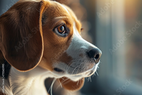 Cute beagle dog puppy 