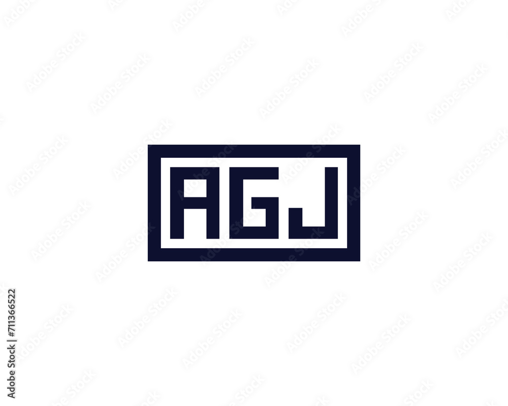 AGJ LOGO DESIGN VECTOR TEMPLATE AGJ LOGO DESIGN VECTOR TEMPLATE