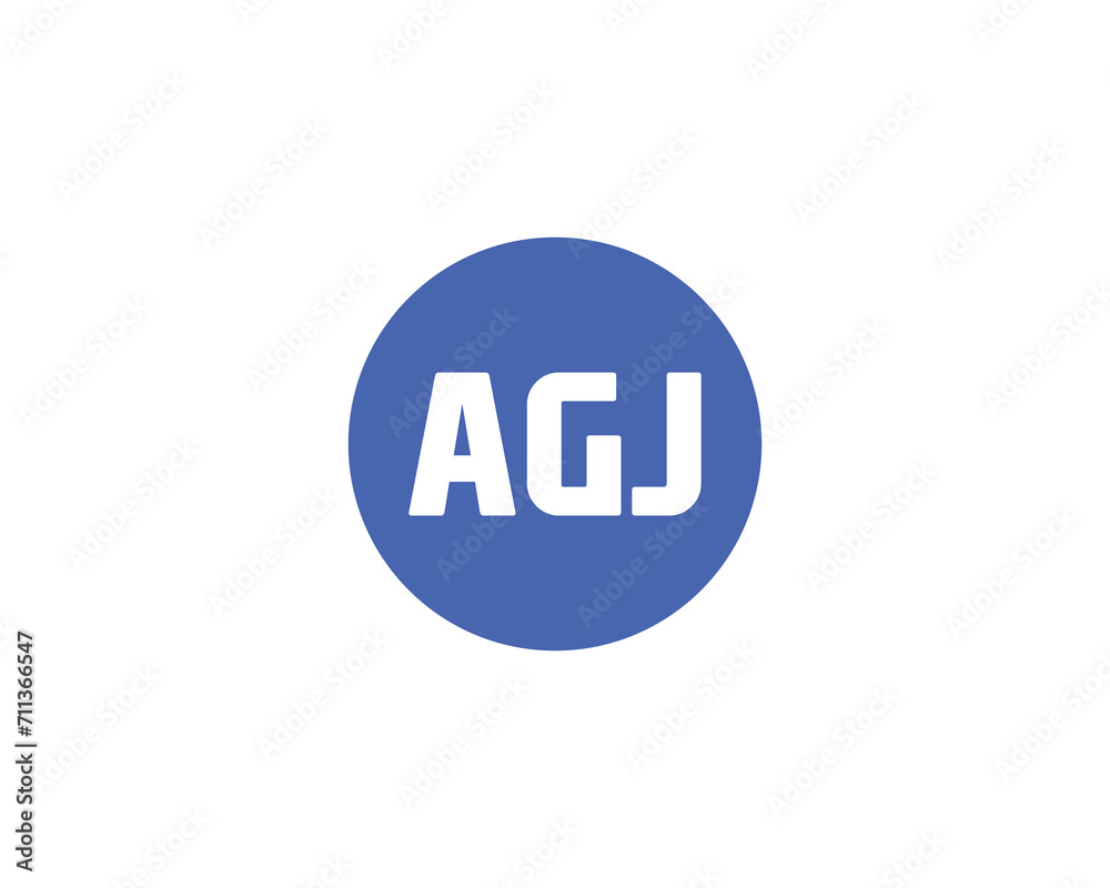 AGJ LOGO DESIGN VECTOR TEMPLATE AGJ LOGO DESIGN VECTOR TEMPLATE