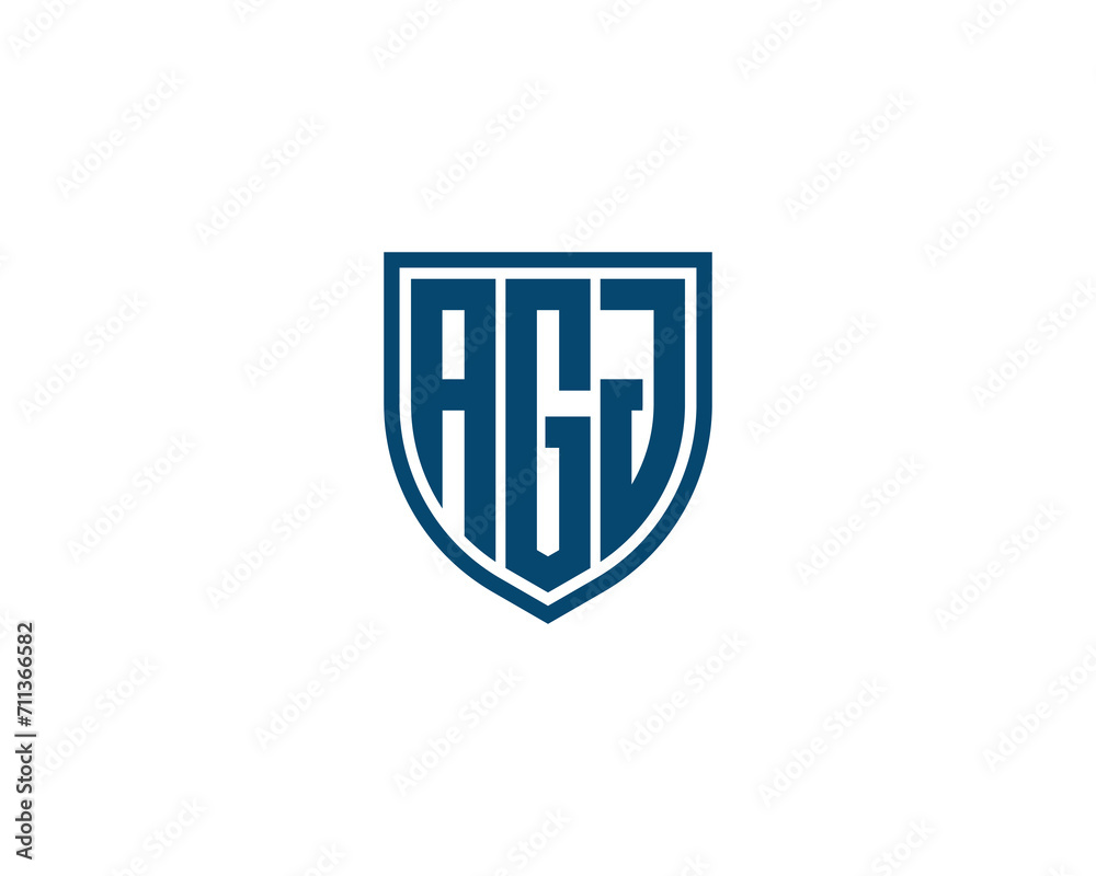 AGJ LOGO DESIGN VECTOR TEMPLATE AGJ LOGO DESIGN VECTOR TEMPLATE