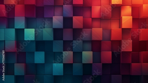 The abstract wallpaper background with colorful squares.