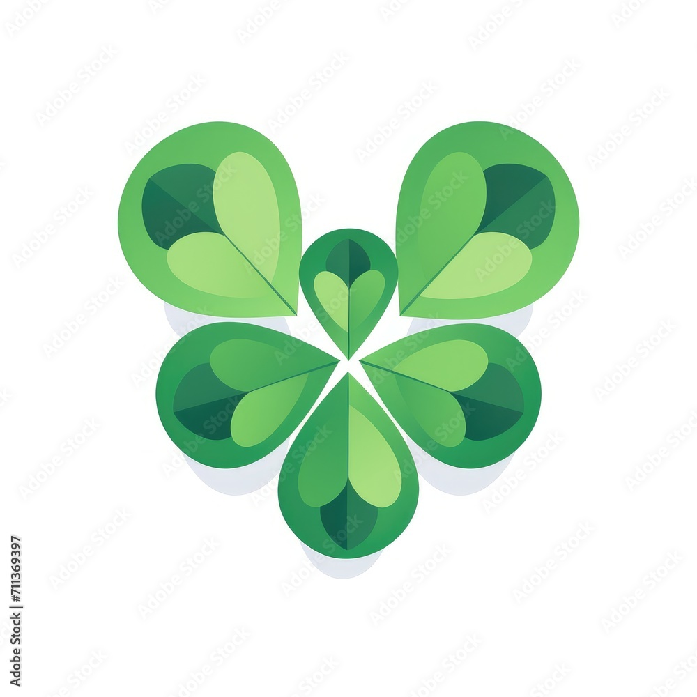 Symbol of Love and Luck: A Heart of Vibrant Green Clovers - Generative AI Symbol of Love and Luck: A Heart of Vibrant Green Clovers - Generative AI