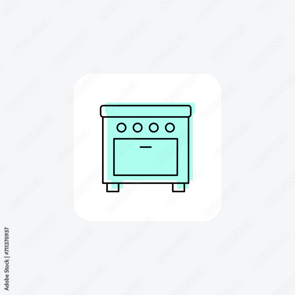 Oven color shadow line icon outline icon, pixel perfect Oven color shadow line icon outline icon, pixel perfect