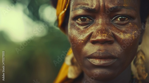 Close-up of a poor woman from Africa © Jose