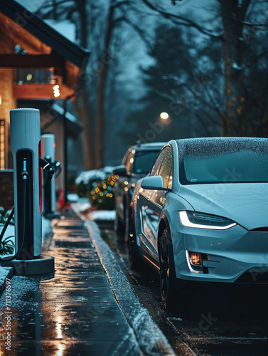 charging equipment for electric cars outside photo
