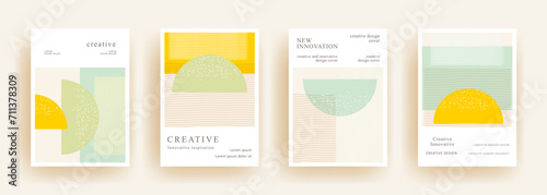 artistic poster template. trendy Covers Design. aesthetic background design. Trendy front page design for Banner, Poster, Flyer, Invitation and Annual Report