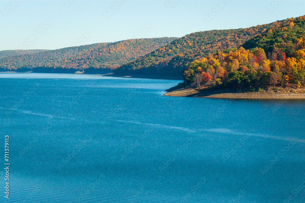 Fototapeta premium Allegheny National Forest Overlook of the Allegheny River in Pennsylvania