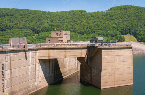 Kinzua Dam at Allegheny National Forest in Pennsylvania photo