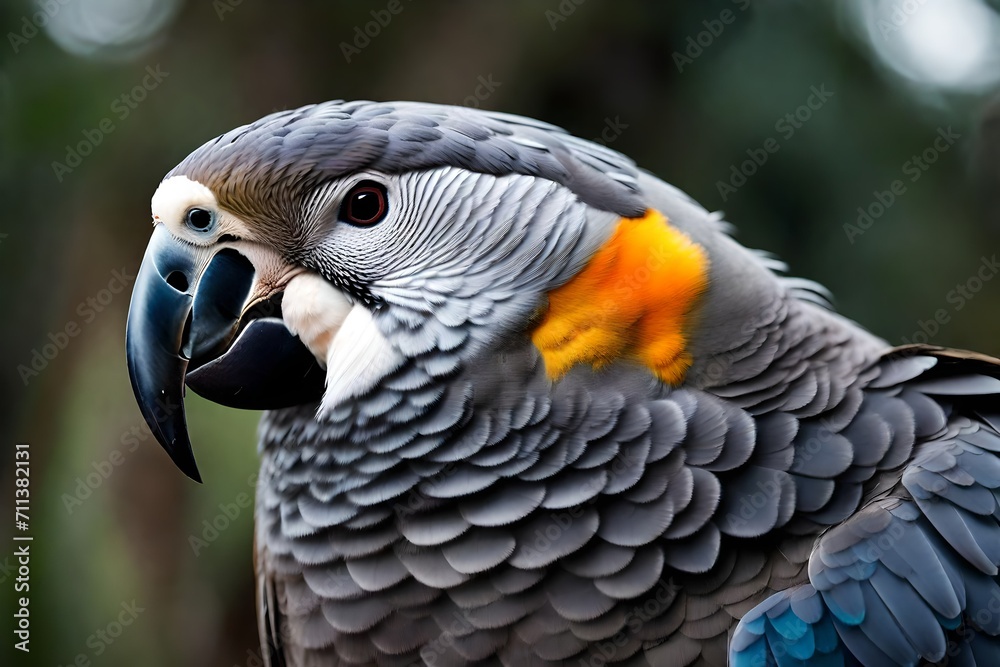 Fototapeta premium red and yellow macaw