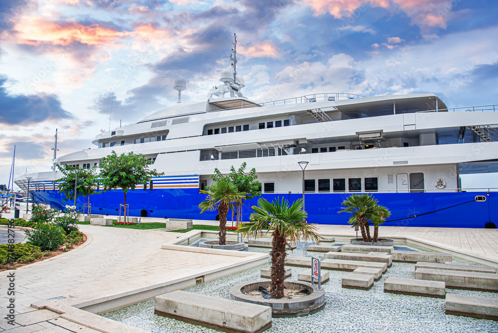 Cruise ship at the pier. Cruise ship at the pier. Split. Croatia.